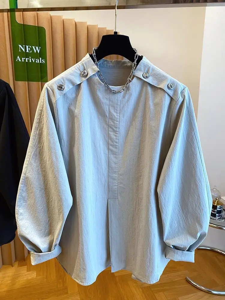 

Женская однобортная куртка SuperAen, новинка весны 2026, в корейском стиле, свободная рубашка с длинными рукавами