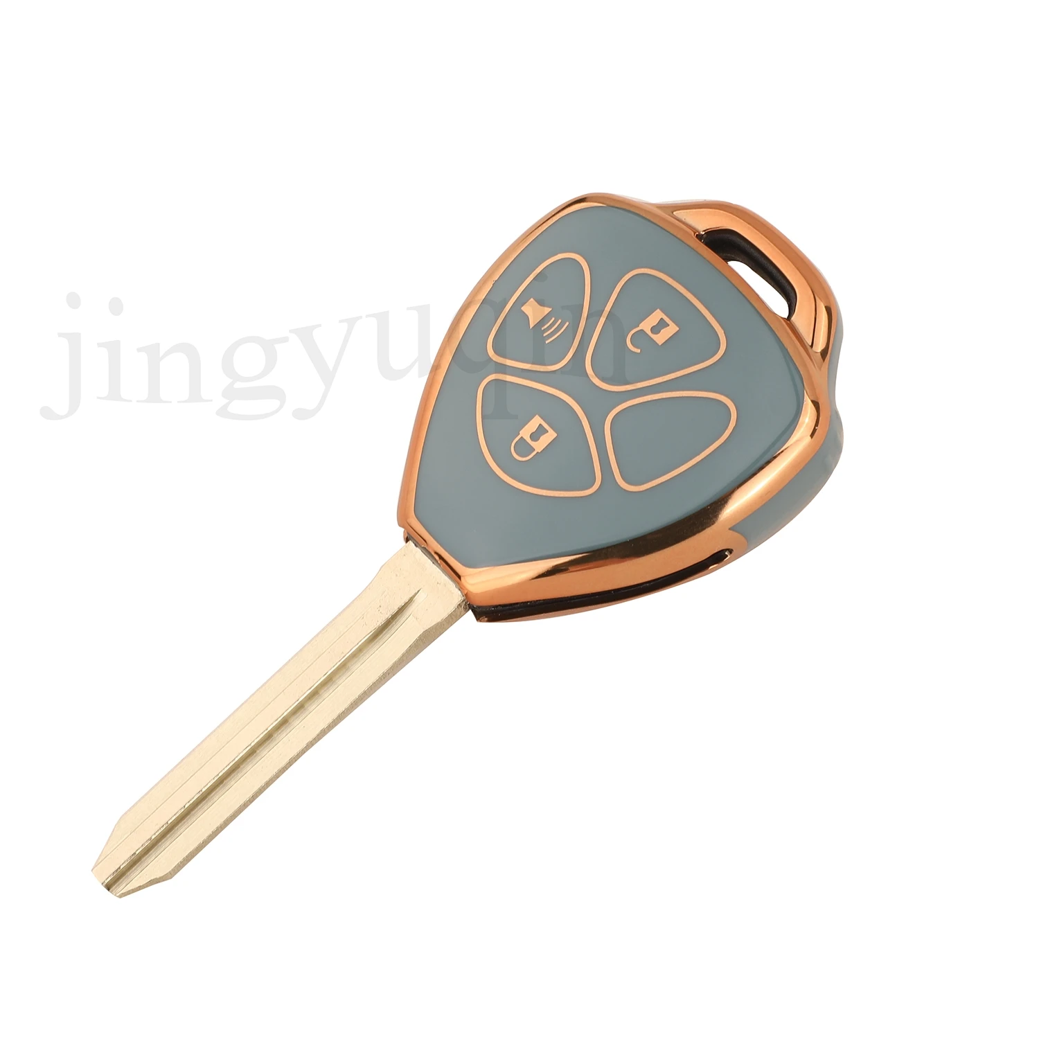 

Новинка: Мягкий чехол-футляр Jingyuqin из ТПУ для автомобильных ключей Toyota Camry, Avalon, Corolla, Matrix, Rav4, Venza, Yaris