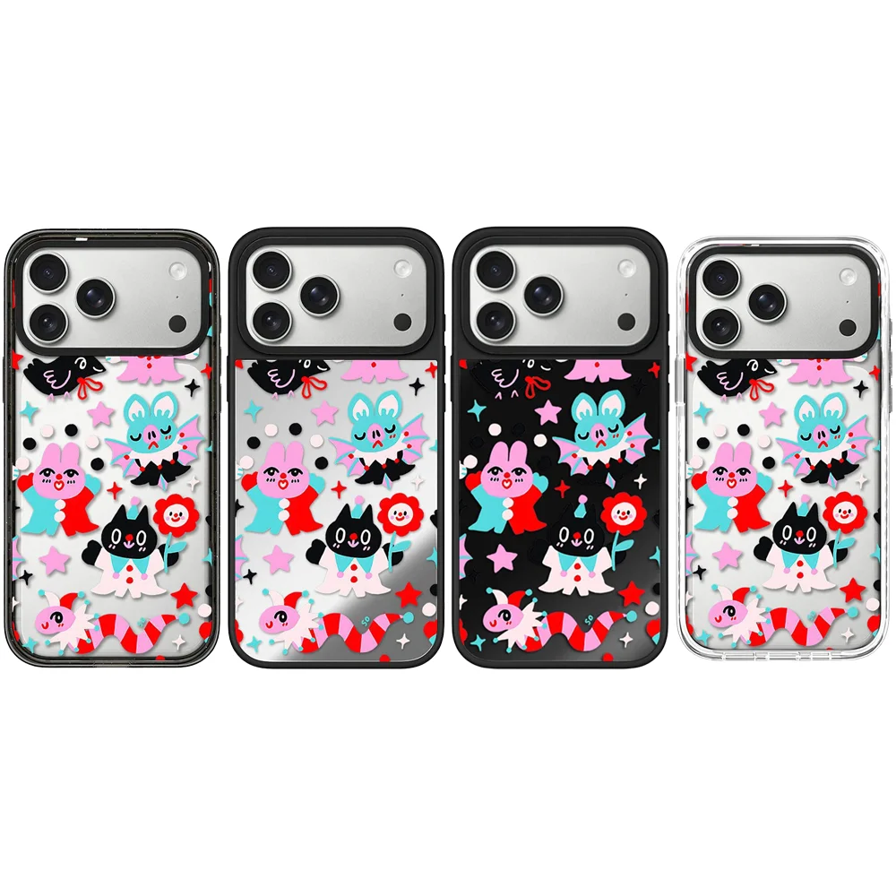 607093 Acrylic / Mirror Magnetic Case: Compatible with IPhone 17 16 15 14 13 12 Pro Max 17 Air