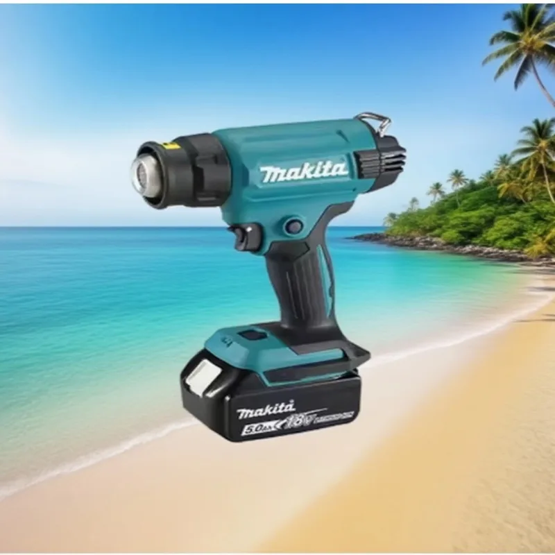 

Makita DHG181 18V Heat Gun Cordless Temperature Control 150-550°C Portable Rechargeable Car Film Heat Shrink Tube Hot Air Gun