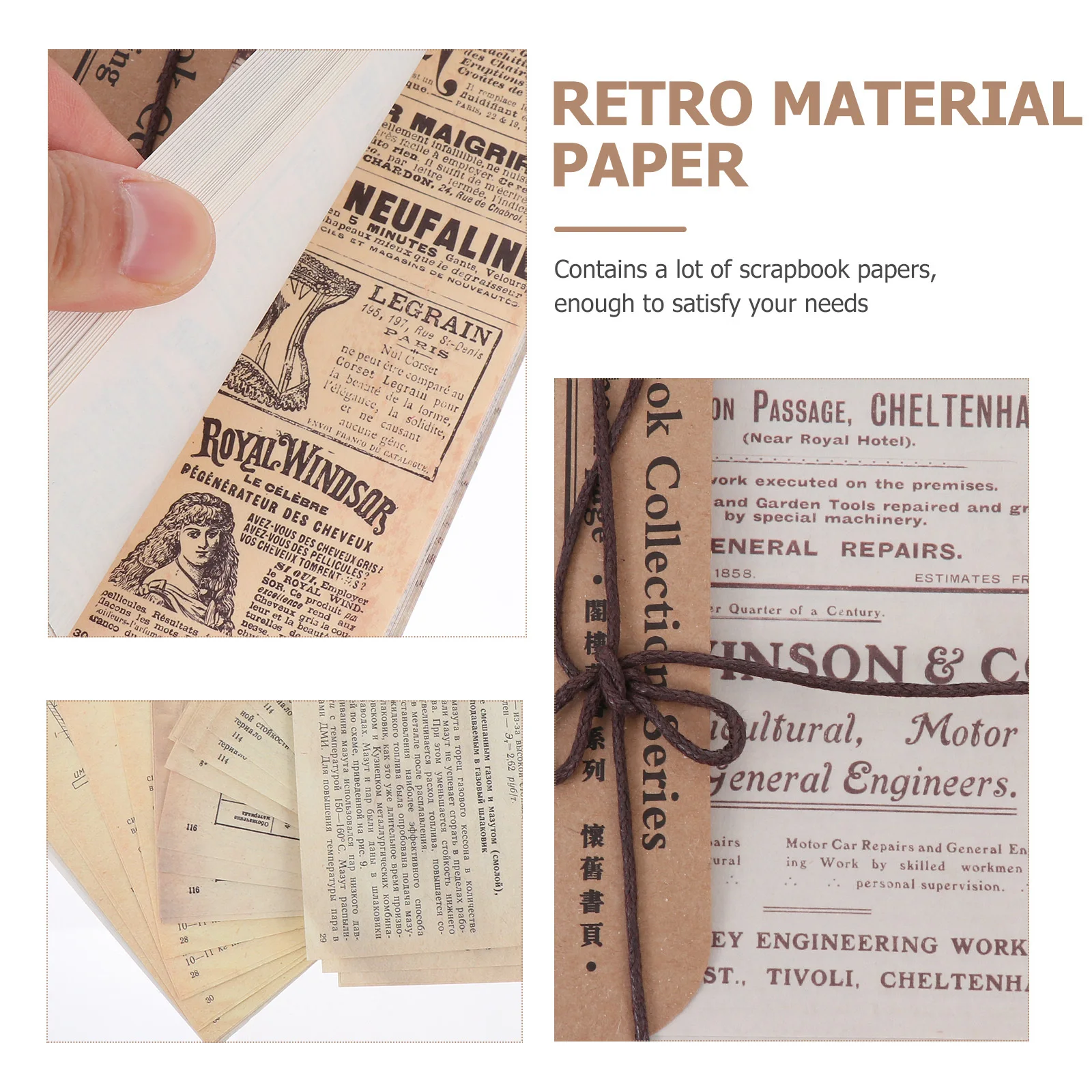 

240Pcs Unique Background Paper Not Too Thick Thin Easy to Fold Write for Cards Making DIY Decoration Scrapbook Wrapping Use