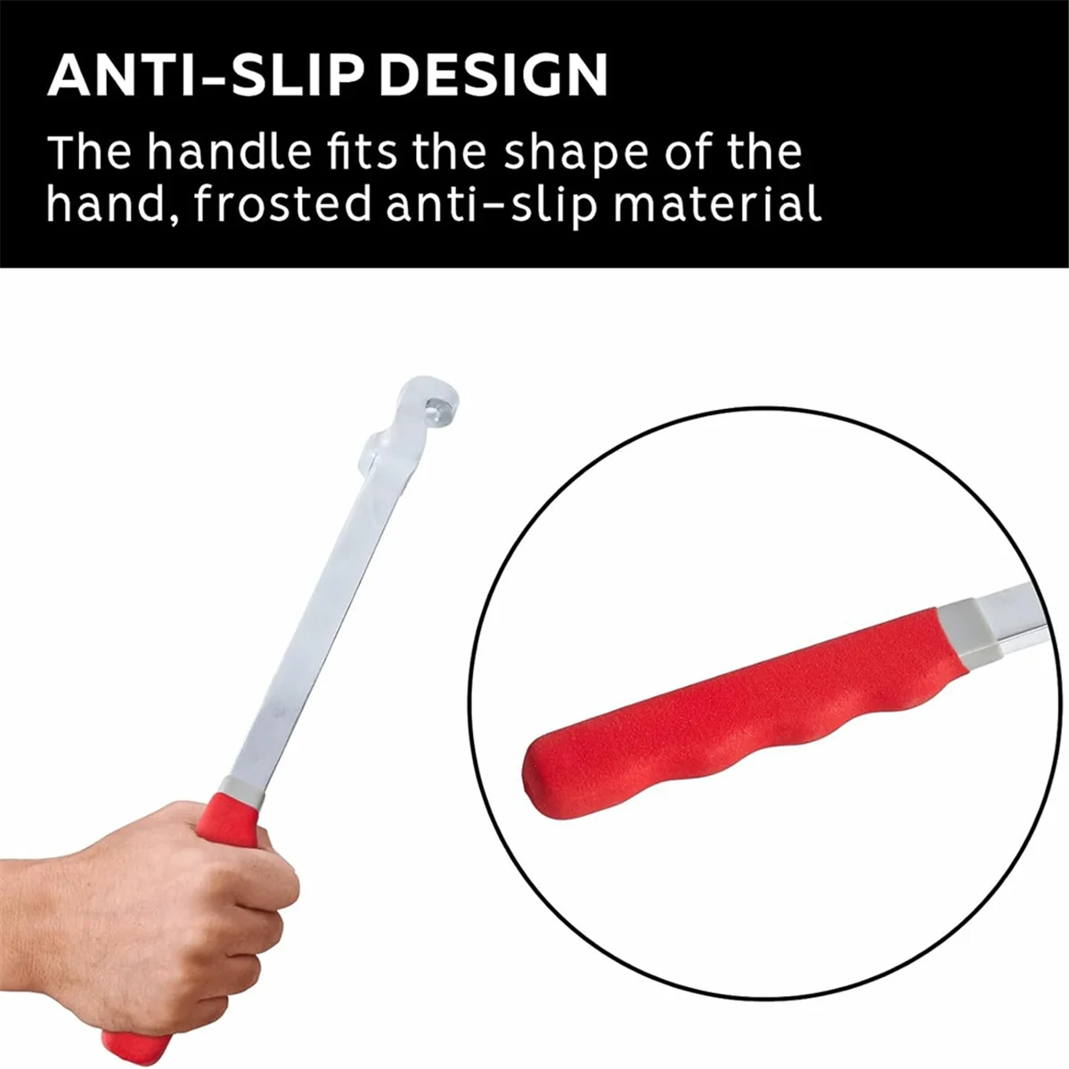 

AB02 Wrench Extender Tool Bar,Torque Adaptor Wrench Extension,Extra-Long 15 Inch Wrench Extension for Maximum Leverage