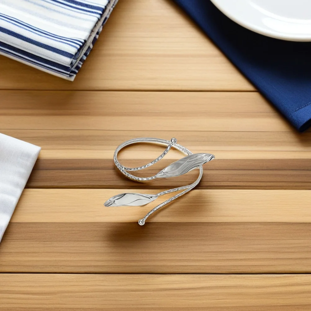 

2pcs Leaf Shaped Curtain Tiebacks Metal Drapery Holdback Buckles Nordic Style Decorative Fastener For Home Hotel Office Window