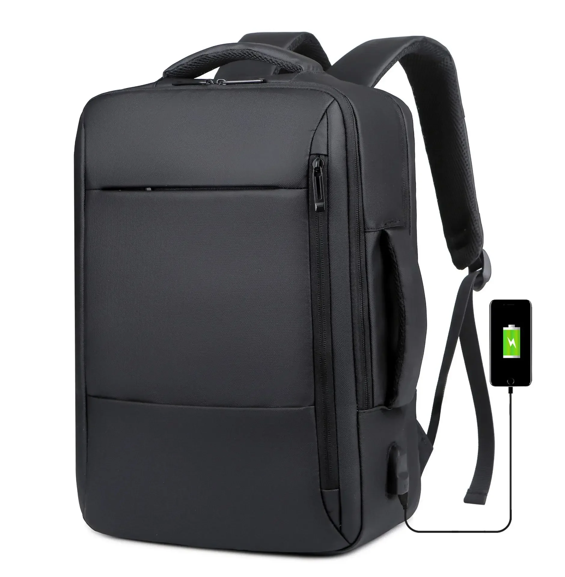 Usb Student Laptop Backpack  New Multifunction Large-capacity Computer Bag Fashion Trend Travel Bag Waterproof Suitcase