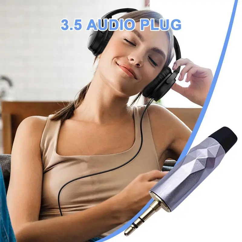 Стерео аудио разъемы 3,5 мм позолоченный разъем Разъем аудиокабеля Двухканальный аудиоразъем Стерео разъем для микрофона