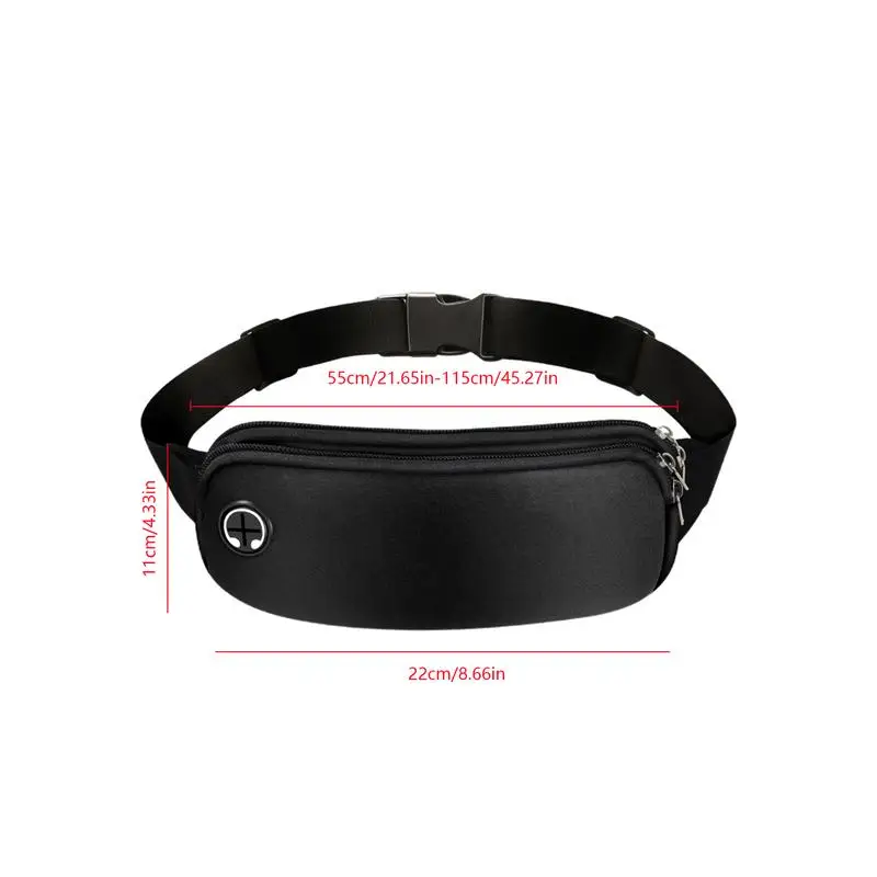 Running Waist Bag Sports Belt Pouch Waterproof Waist Pack Workout Gear Phone Holder Bag for Women Men Runner Belt Running Access