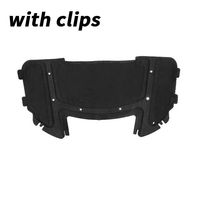 

For BMW E90 E91 E92 E93 323i 325i Hood Engine Sound Insulation Pad & Rivet Clips
