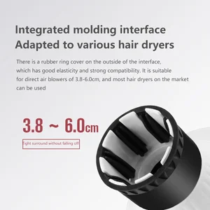 Universal Electric Hair Diffuser Dry, Curls and Black Dry, Hairdressing Styling Tools, Adjustable Fan, Wind Cover 12 Main Sales Dryer with Curl Diffuser - №1