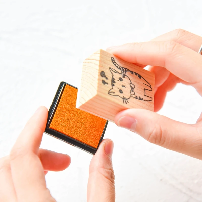 20 色クラフトインクスタンプパッド顔料印肉 DIY クラフトスクラップブッキング用フィンガーペイントインクパッドセットキッズギフト