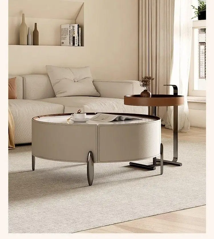 

￥ # Комплект журнальных столиков в европейском стиле для гостиной: мраморный журнальный столик с отделкой из полиуретана