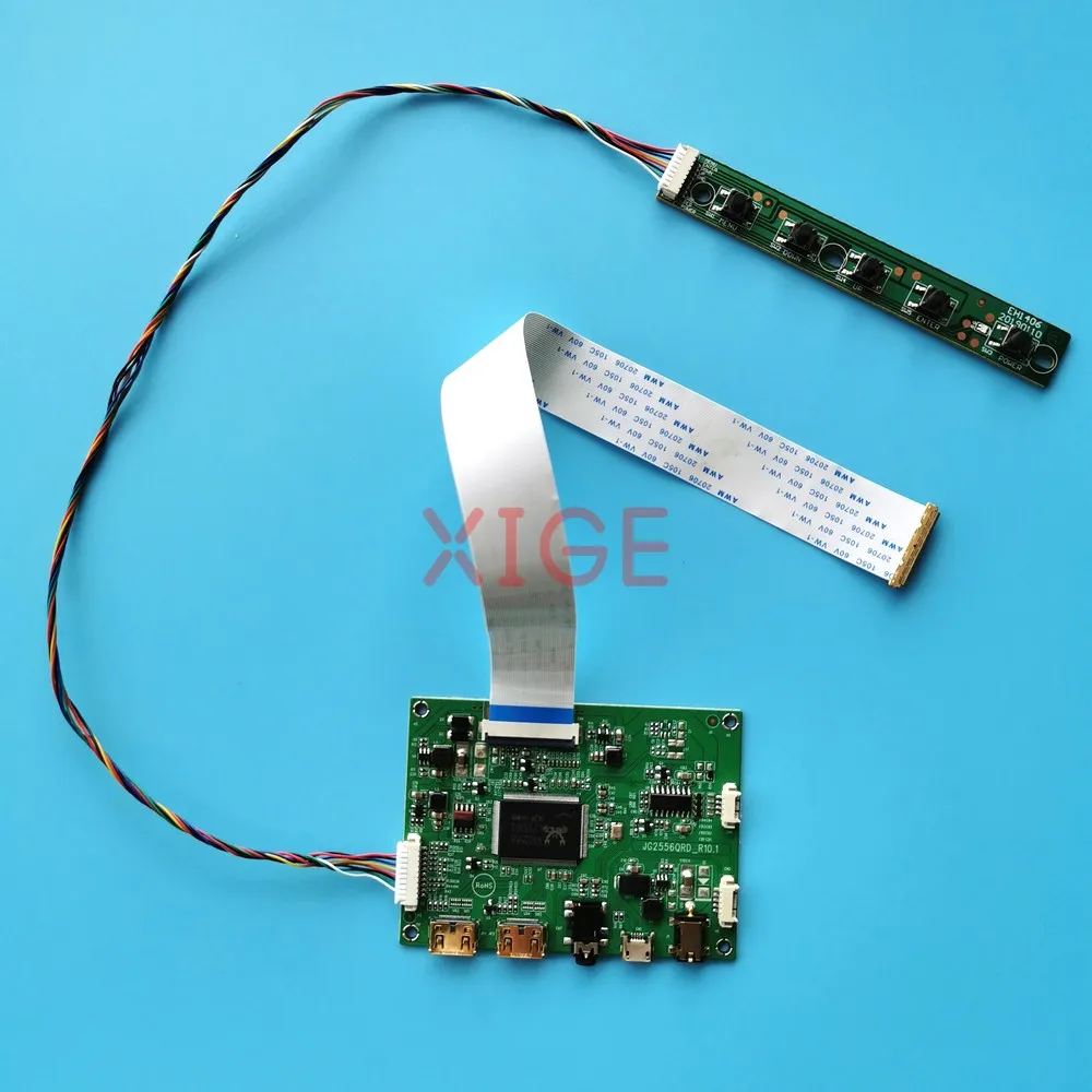 

Плата драйвера контроллера для NV156FHM-N4G/N4J/N4K Micro USB 2Mini-HDMI дисплей для ноутбука EDP 40-контактный 15,6 "1920x1080 DIY Kit