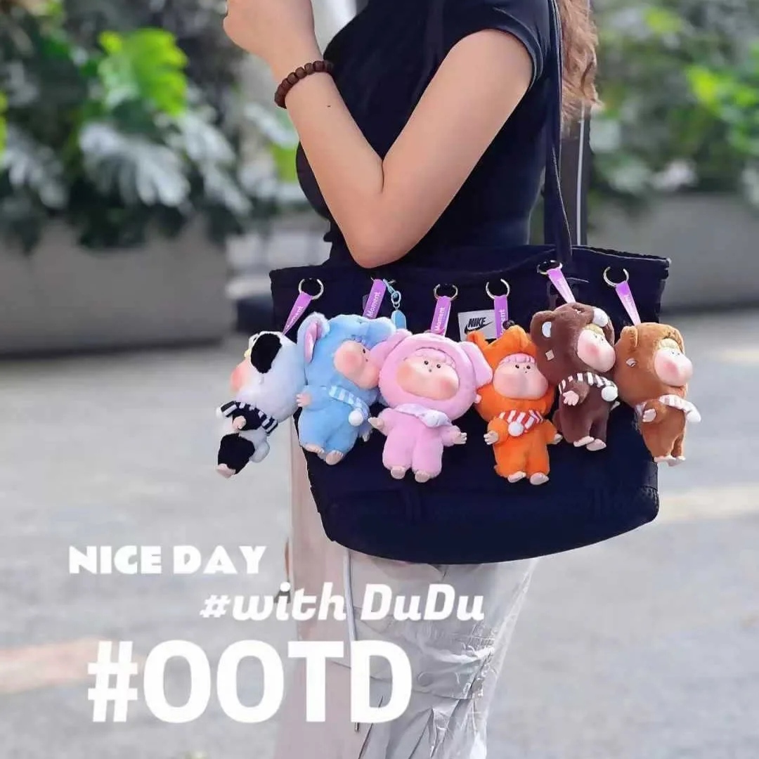 Kawaii Dudu Zoo Doll Series Echte Blind Box Vinyl Pop Speelgoed Trendy Handgemaakte Pop Cadeau Meisjes Kamer Ornamenten Speelgoed Verjaardagscadeautjes