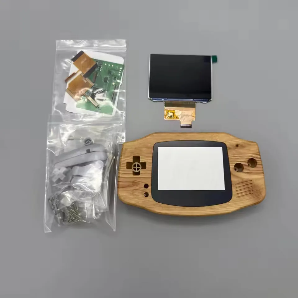 

2025 3,0-дюймовый ЖК-экран GBA высокой яркости IPS с высоким разрешением и поддержкой аналогового экрана B для Gameboy Advance GBA без выреза