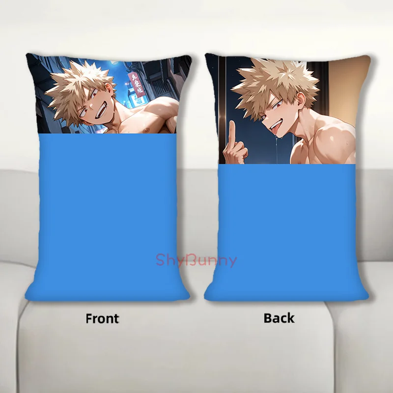 

Чехол для подушки-дакимакуры с изображением Катсуки Бакуго из аниме, двусторонний принт, 40x60 см