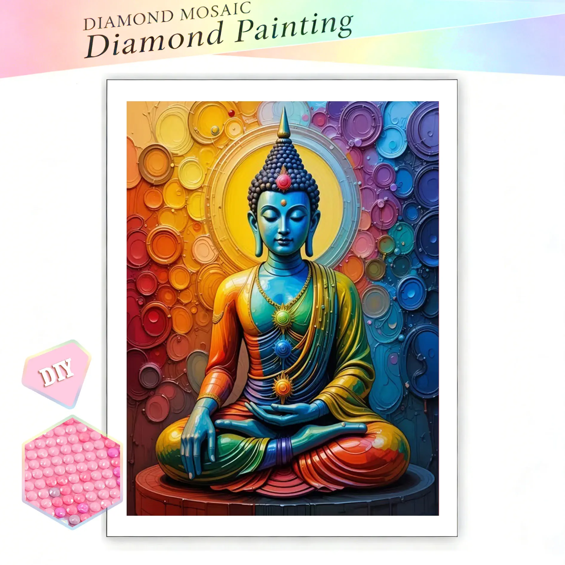 EverShine 5D DIY Diamond Painting Buddha Statue Diamond Embroidery Portrait Religion New Collection 2026 Decorative Paintings