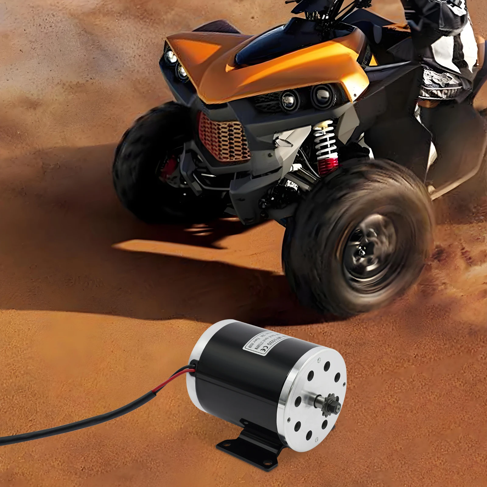 

Матовый электродвигатель постоянного тока, электродвигатель 36 В 800 Вт, матовый двигатель постоянного тока для электрического скутера Go Kart, безопасное использование своими руками