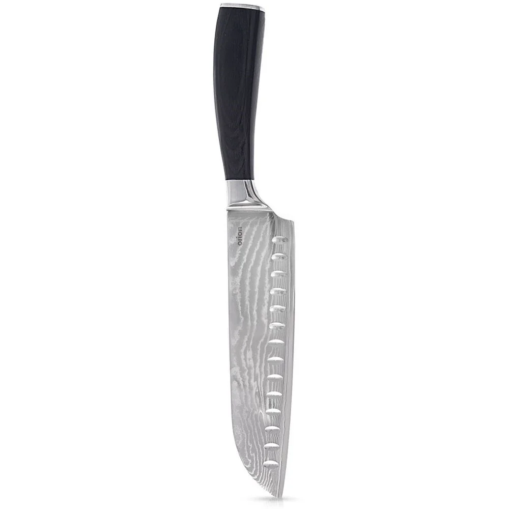 Santoku stalen mes DAMASCUS 31cm