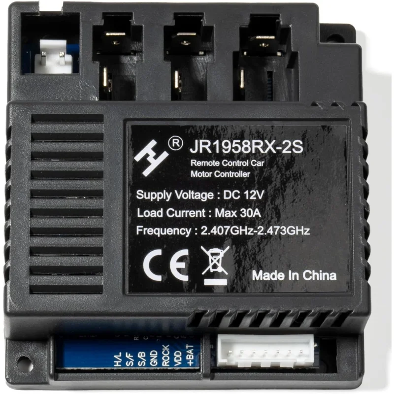 

JR1958RX-2S Receiver for Kids Ride On Car – Replacement Control Box for Powered Electric Vehicles – Remote Motor Controller