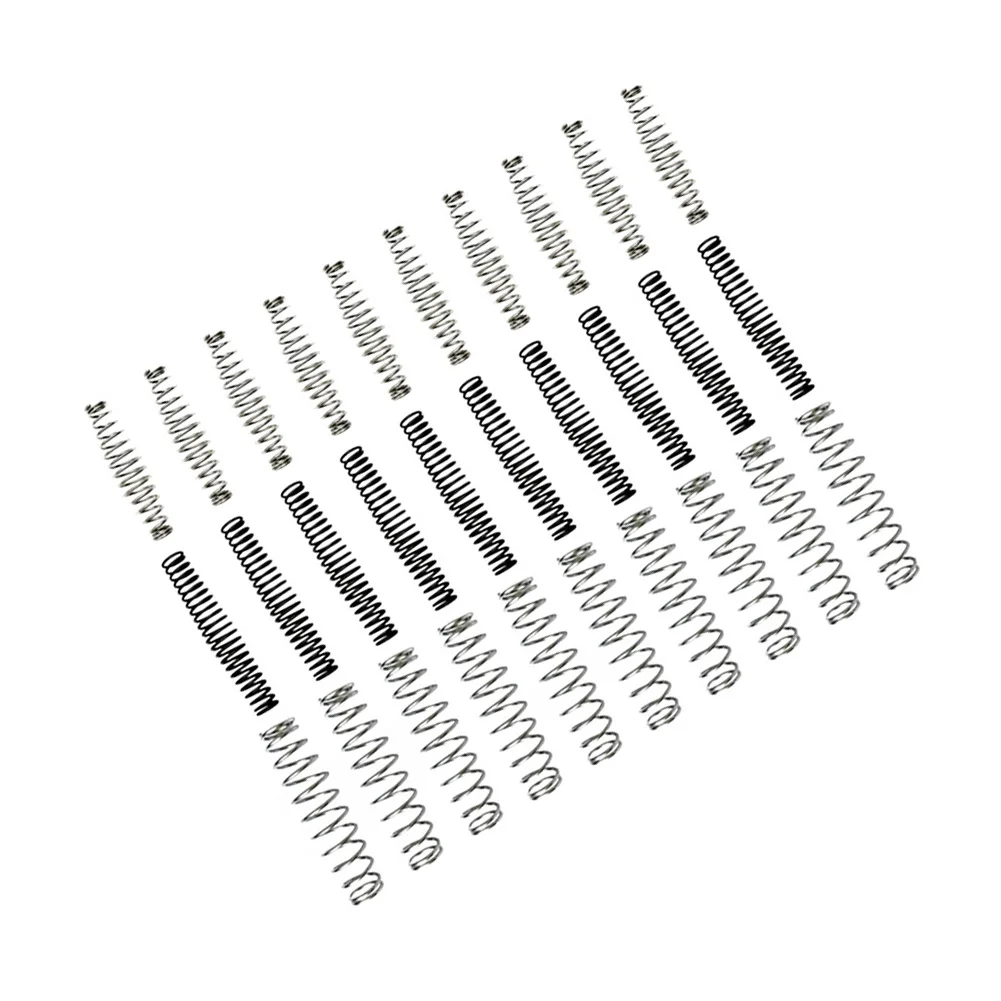Pruner Spring Kit for Garden Shears 30 pcs 3 Dimensions 4.3x0.6cm 5.5x0.6cm 4.8x0.9cm Iron Silver Black Finish