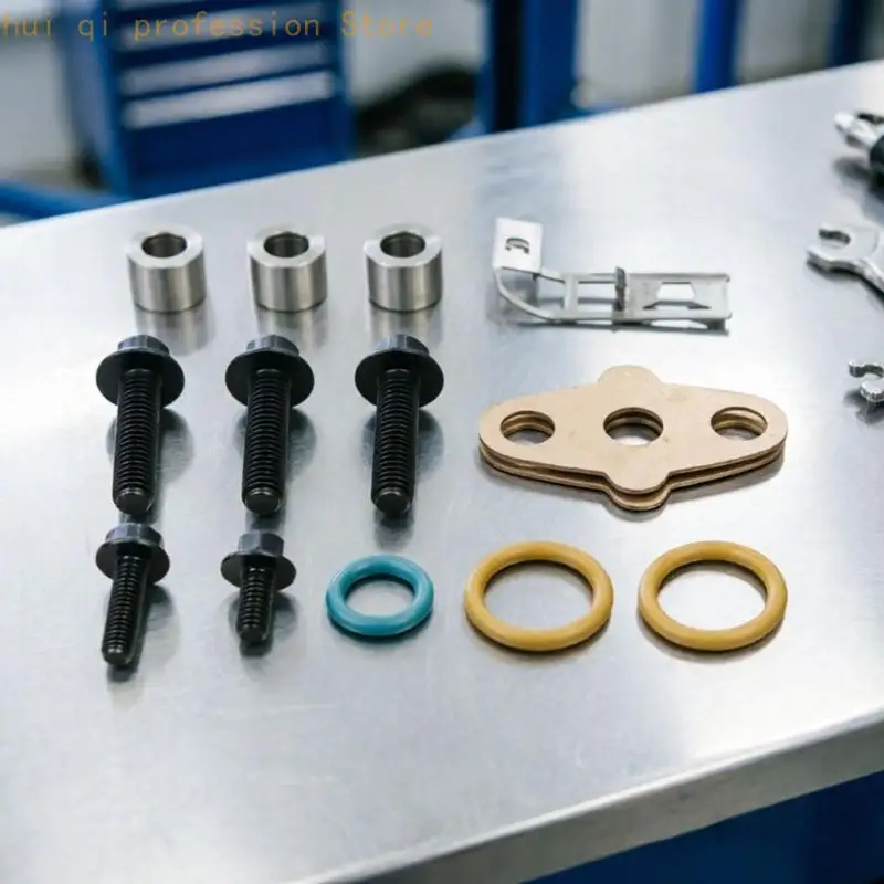 904-234 3C3Z-9T514-AD Turbolader-Montagesatz mit Dichtungen, O-Ringen und Schrauben für F550 6.0L Motor, Werkstattreparatur und – Detail 7