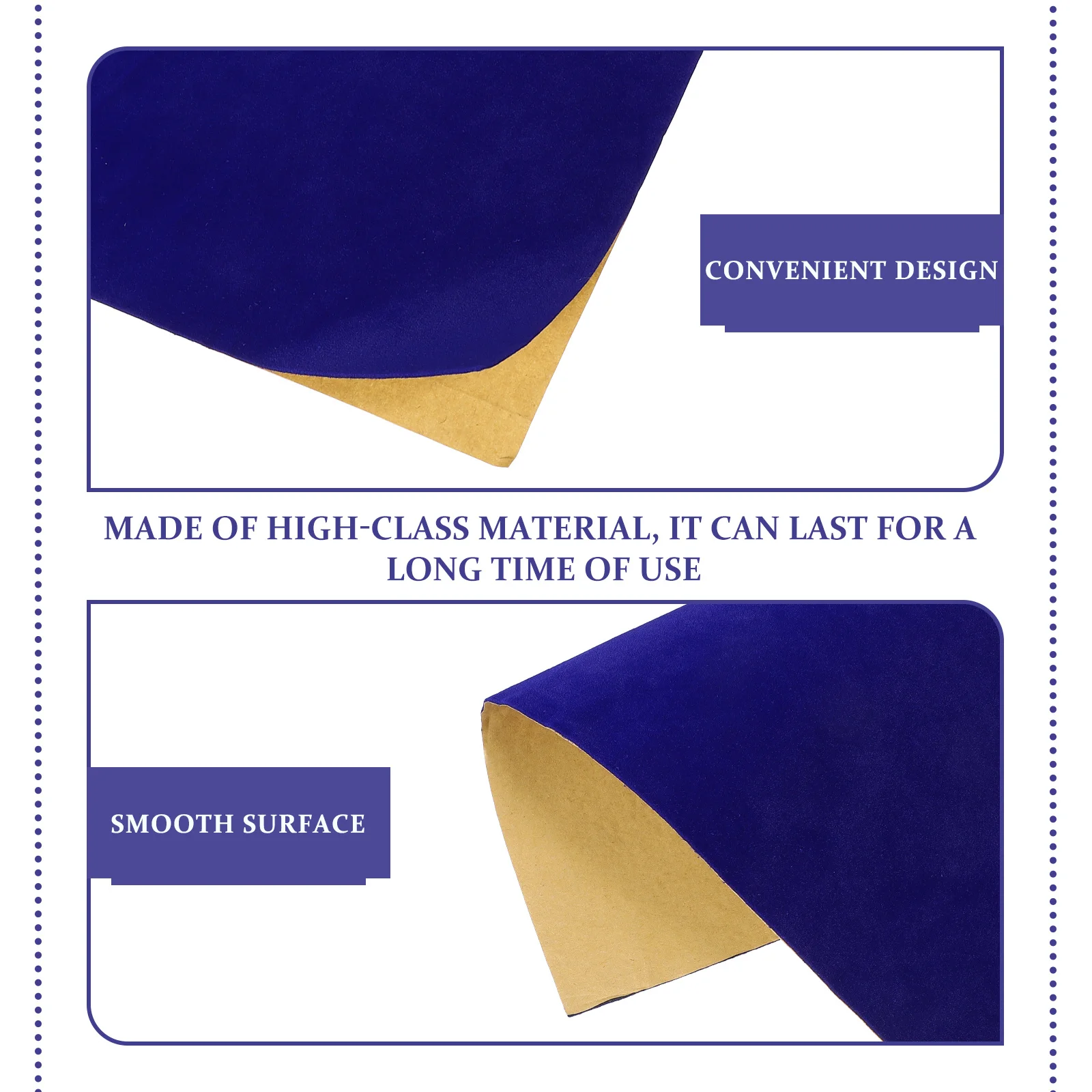 

Self Adhesive Jewelry Gift Box Liner Felt Drawer Organizer Durable Craft Lining For Packaging Boxes Party Favors