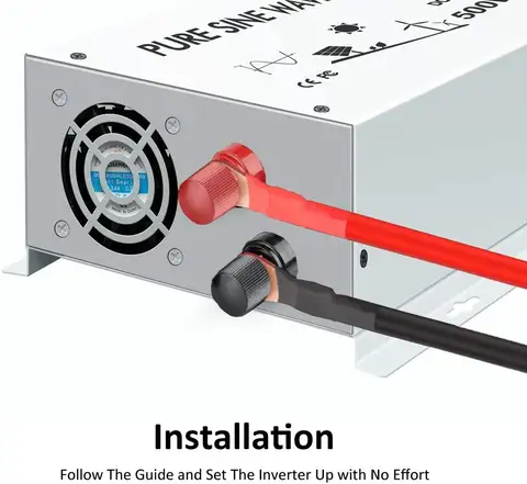 300W Solar Inverter 12V 220V Pure Sine Wave Inverter Car Inverter 24V 48V DC to 120V 220V AC Voltage Transformer Power Supply