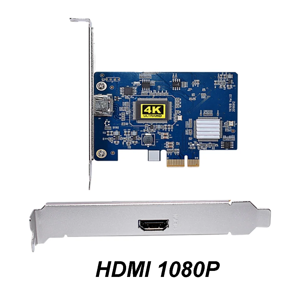 

HDMI Capture Card PCIE 4K 30Hz 1080P Live Streaming HD85M HDMI Video Capture Cards Windows Linux OS Driver Free Plug And Play