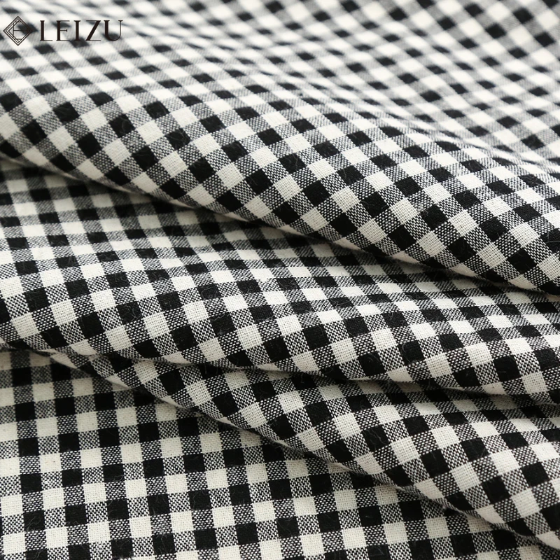 100% Cotton Plaid Fabric for DIY Projects