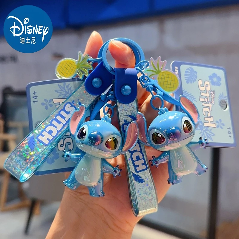 

Disney 2025 подлинная кукла-брелок Disney Stitch Symphony, рюкзак, изысканный маленький орнамент, лучший подарок, Рождественский подарок для друзей