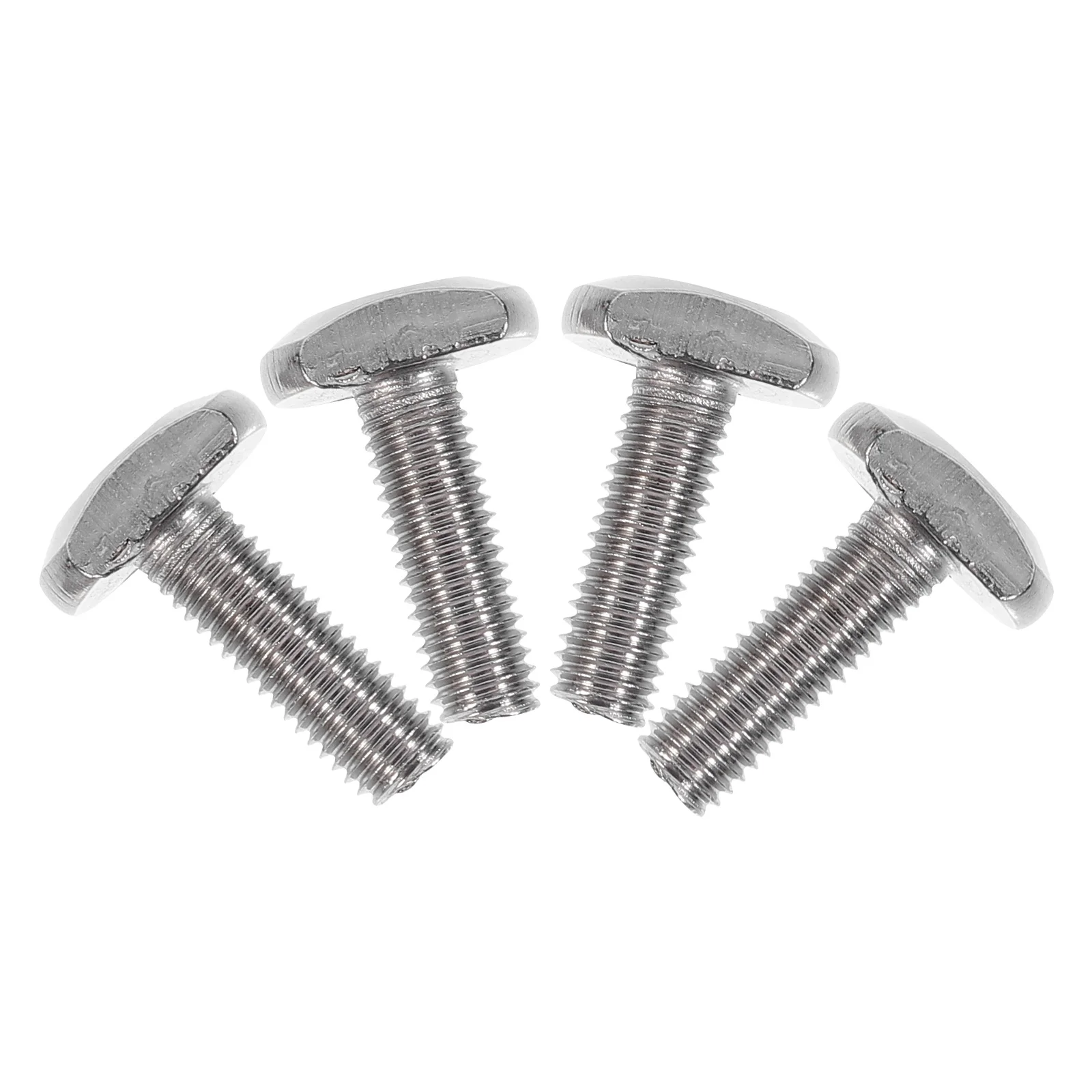 

4pcs Stainless Steel T-Slot Bolts For Roof Rack Clamping Compatible With T-Nut Adapter Suv Bicycle Load Limiters