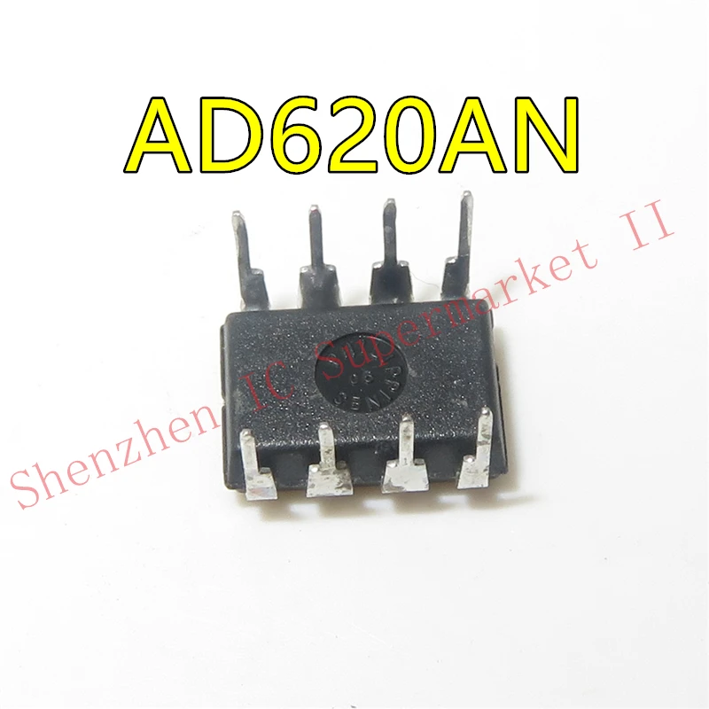 1pcs/lot AD620 AD620AN AD620ANZ DIP-8 Low Cost, Low Power Instrumentation Amplifier