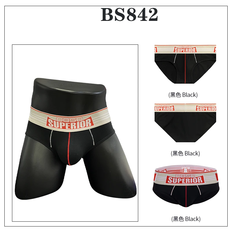 CMENIN-طقم سراويل قطنية قابلة للتنفس للرجال ، سراويل داخلية سوداء مثيرة ، بيكيني سيسي ، سراويل داخلية بحزام رياضي ، زلة ، 3