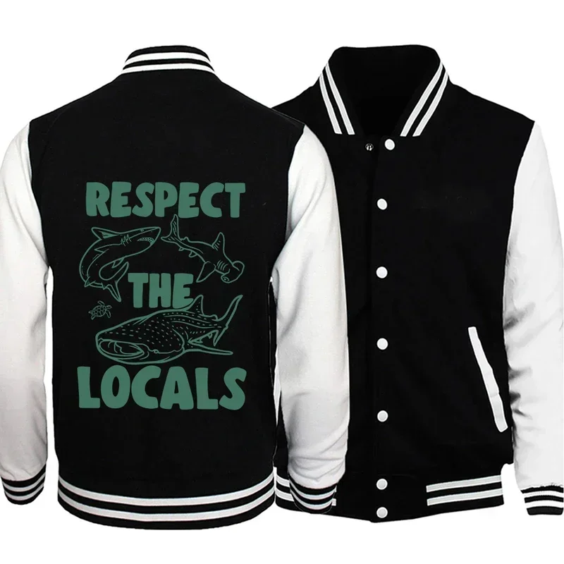 

Мужские куртки с принтом в морском стиле, повседневная верхняя одежда, пальто с круглым вырезом, теплая одежда, удобная и нейтральная