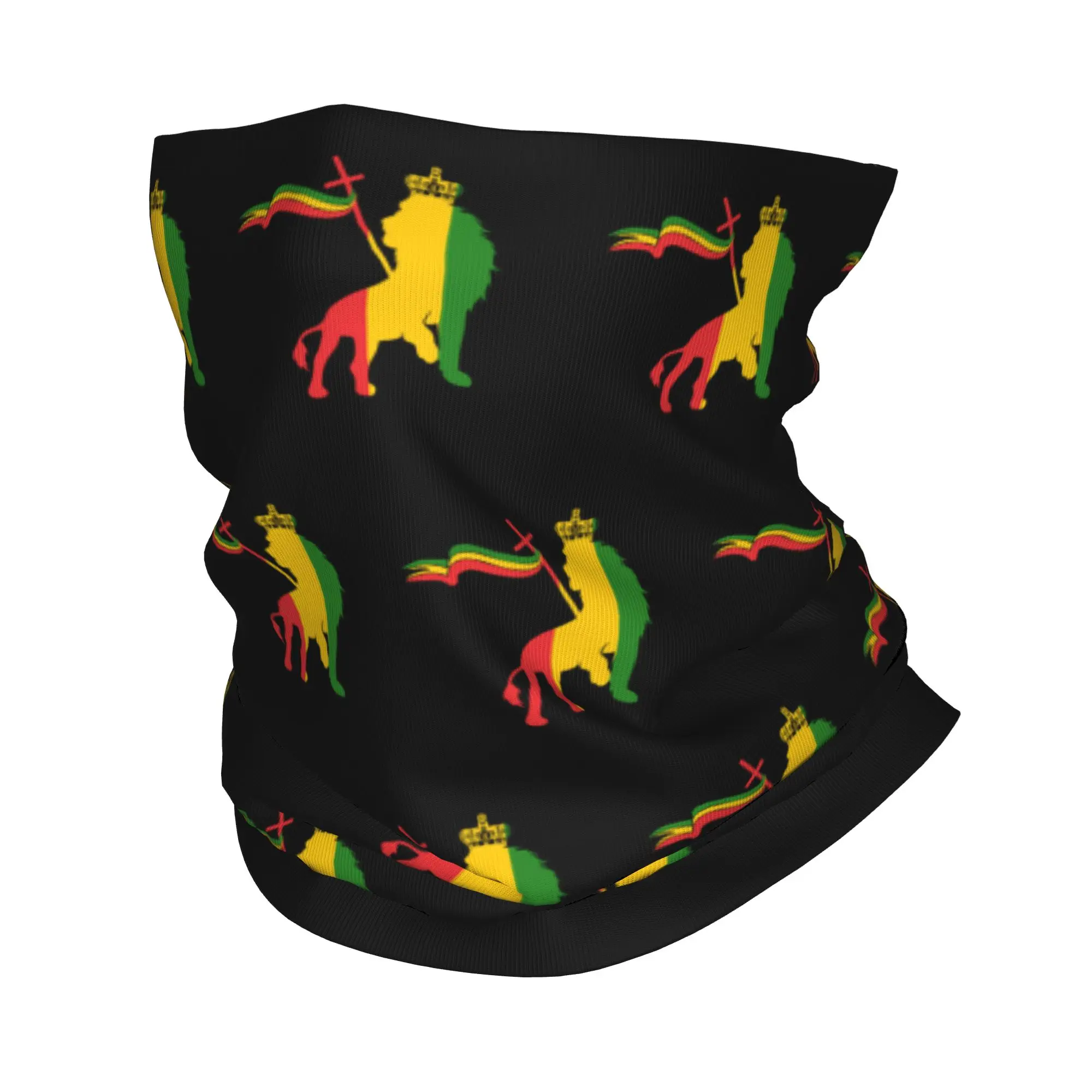 

Rasta Bandana Neck Cover Printed Wrap Mask Scarf Multifunction Cycling Scarf Hiking Fishing Unisex Adult Washable