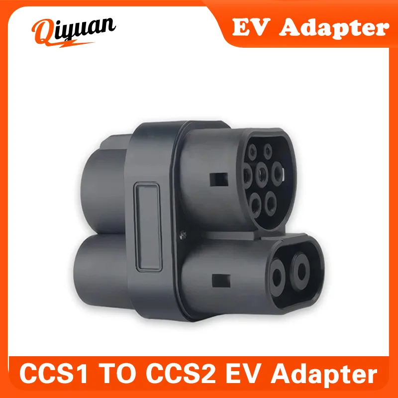 CCS1 to CCS2 Adapter EV Charger Adpater DC 1000V 200A and EV Charger Connector Type 1 to Type 2 Adapter SAE j1772 to IEC62196