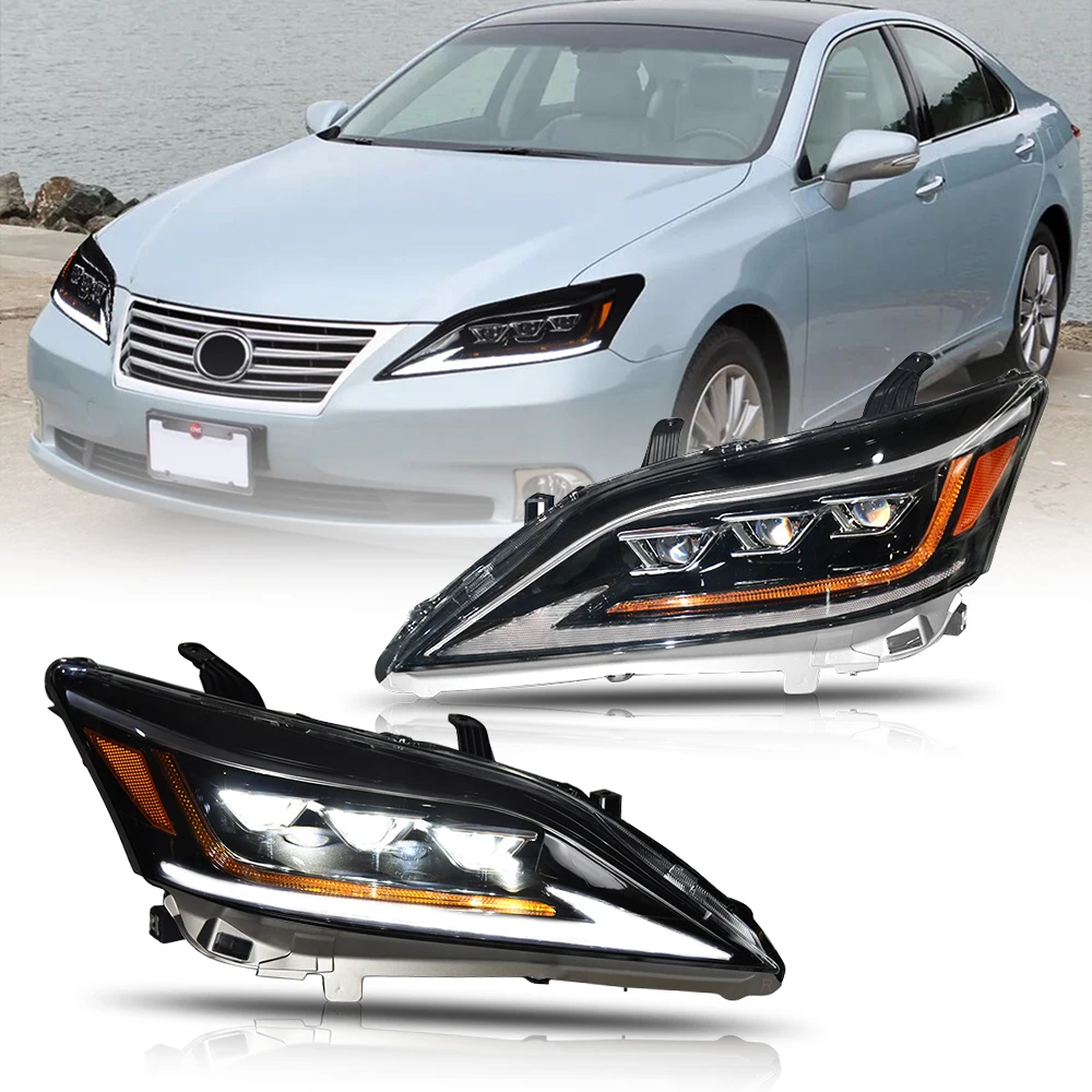 

Headlights For Lexus ES 2010-2012 Full LED Headlamps With Start Up Animation Car Apartments Sequential Indicator Assembly