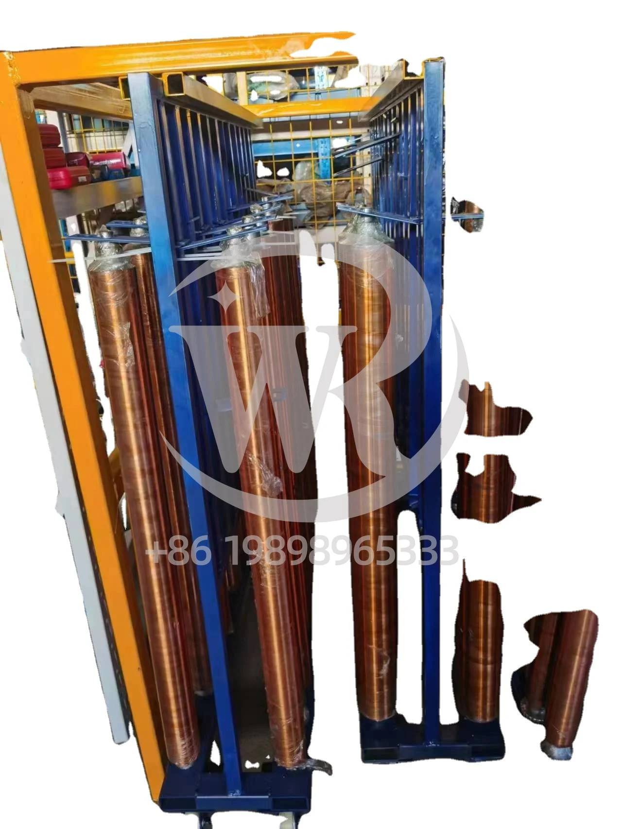 Komori Printing Copper Roller Distributing /Rider Roller #55 #72#95#100 Diameter Suit for Komori LS640 Copper Roller