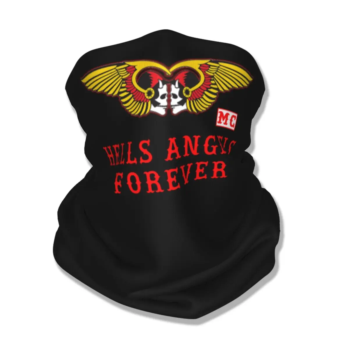 Hells Angels Forever Neck Gaiter Cooling Bandana for Outdoor Activities Motorcycle Club Motorbike Balaclava Face Scarf