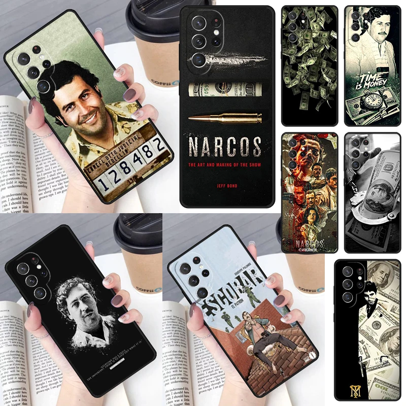Pablo Escobar Money soft Phone Case for Samsung Galaxy S26 Ultra S25 S24 S23 S22 S21 S20 Note10 Plus FE Cover