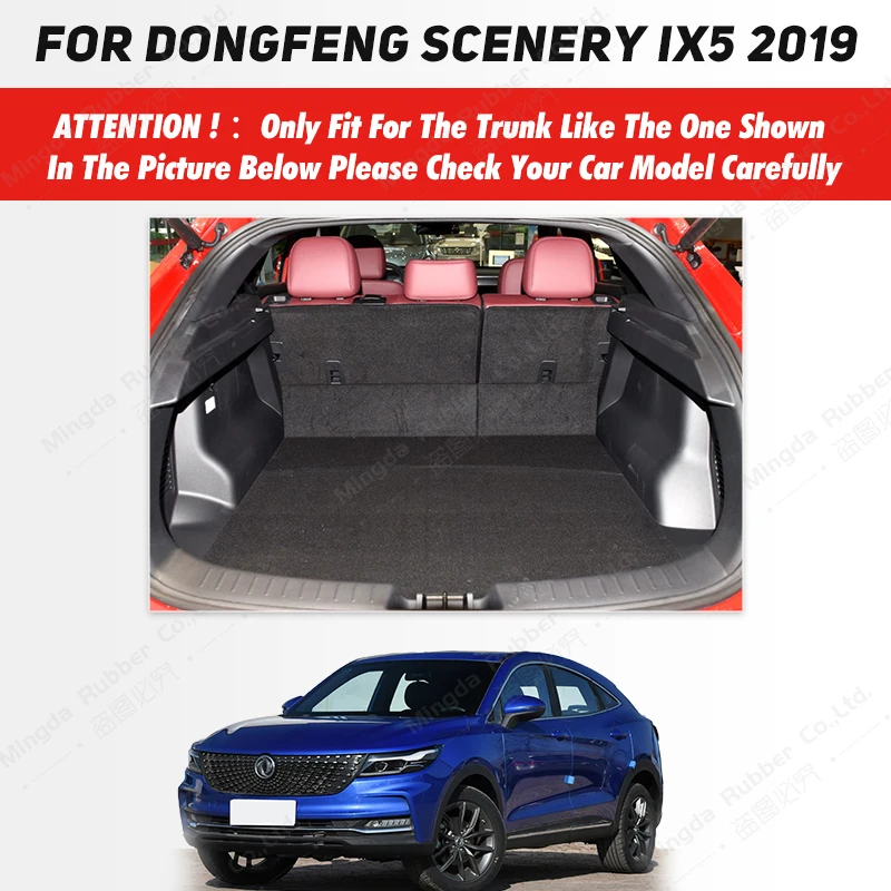 Auto Full Coverage Trunk Mat For Dongfeng DFSK IX5 2019 Car Boot Cover Pad Interior Protector Accessories