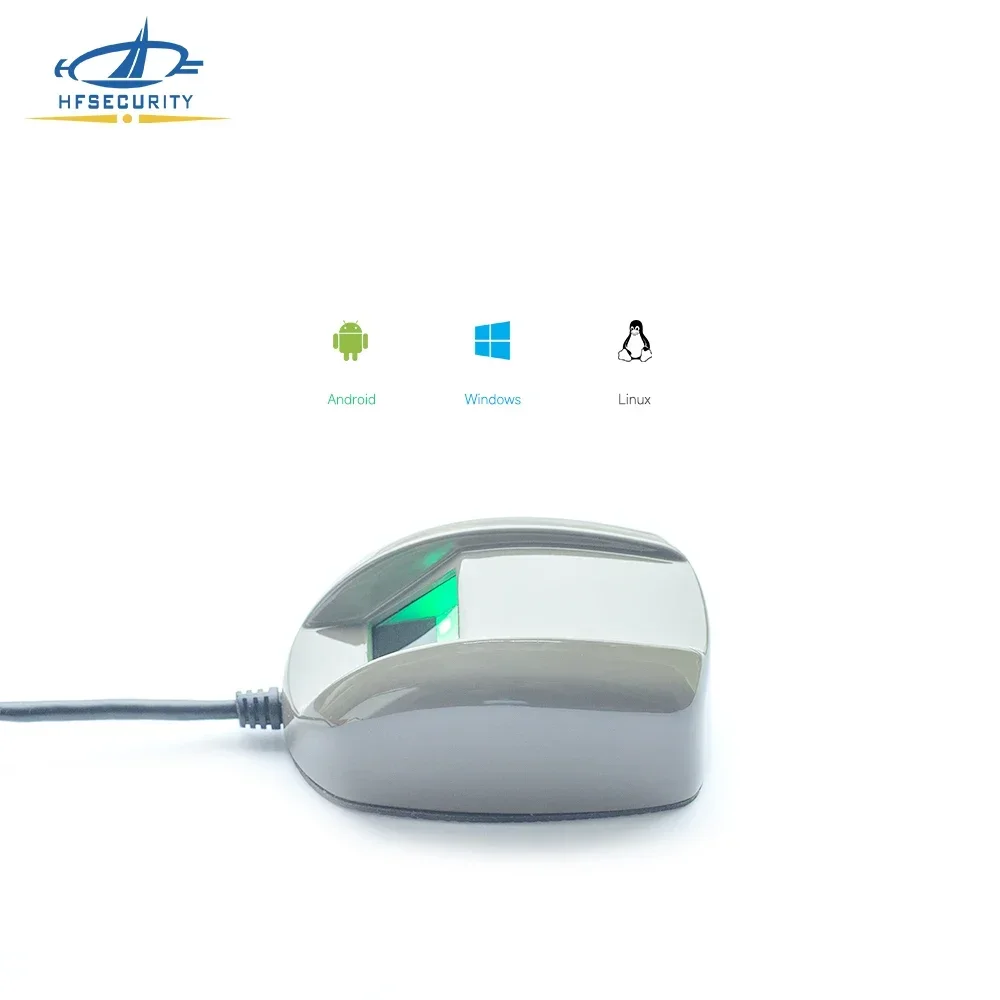 HFSecurity HF4000 منفذ USB عالي الدقة Windows Android Linux ماسح بصمات الأصابع #5