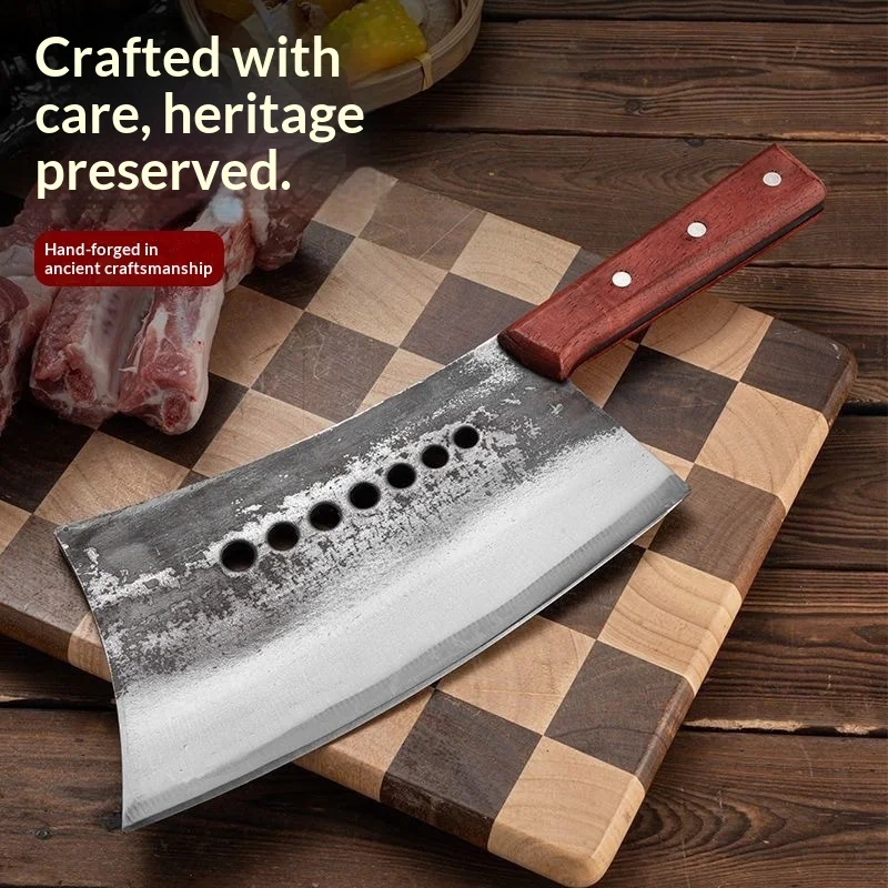 

Кованый нож для разделки костей из высокомарганцовистой стали, сверхпрочный, с высокой твердостью, для использования на кухне