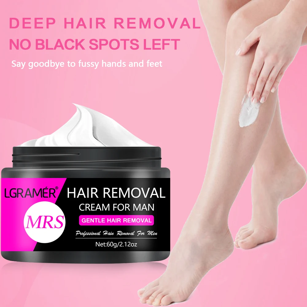 Painless Hair Removal Cream for Armpits, Body, and Leg Hair Non Irritating Health Beauty Hair Removal Body Cream Care for Women