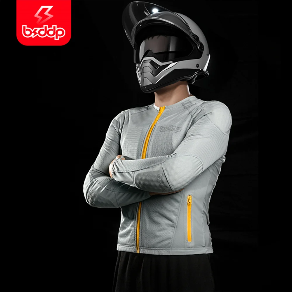 

New Summer Motorcycle Riding Jacket Men Breathable Motocross Jacket With CE2 Protection Pads Motorbike Jacket Moto Armor Clothes