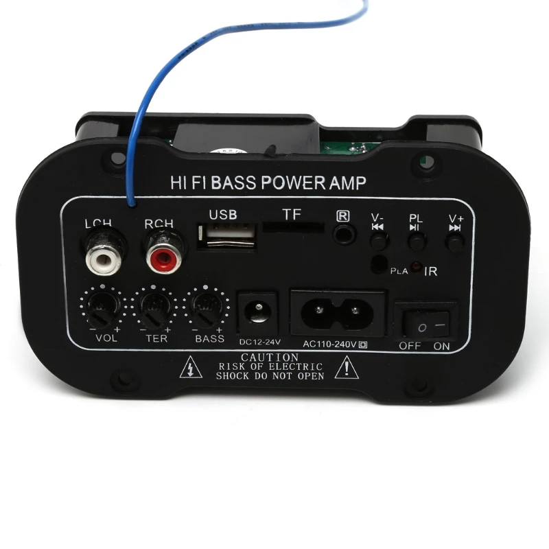 25W Car Bluetooth-compatible Subwoofer Hi-Fi Bass Amplifier Board USB