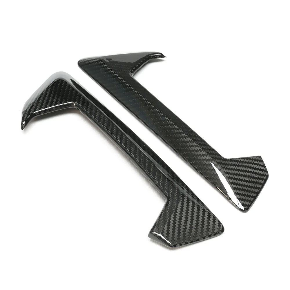 Tiypeor Gloss Dry Carbon Fiber Fender Side Vent Trim For BMW F95 X5M LCI 2023-2026 G05 X5 Facelift Side Air Breather Cover