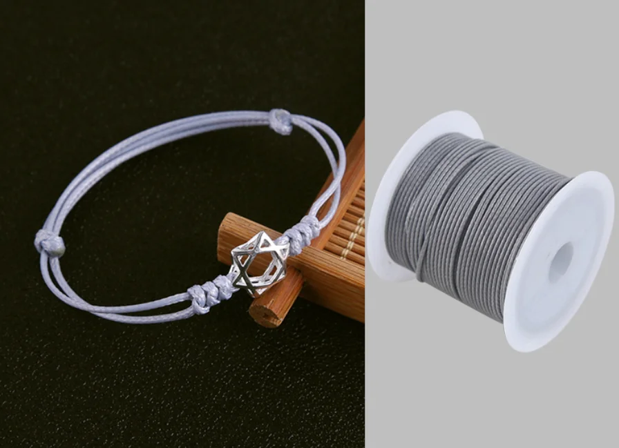 Waxed Cord Rope PU Leather Thread