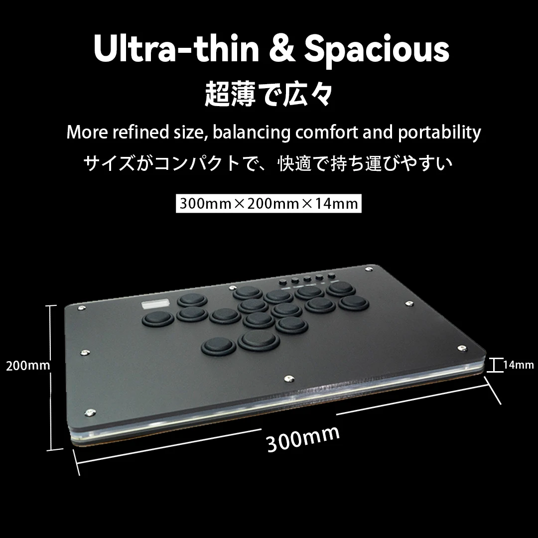 TIKITAKA Hitbox Deluxe 0.5 مللي متر عالية السرعة الزناد Kasumi التبديل القتال لعبة ممر عصا التحكم تحكم ل PS4/PS3/PC/التبديل #5