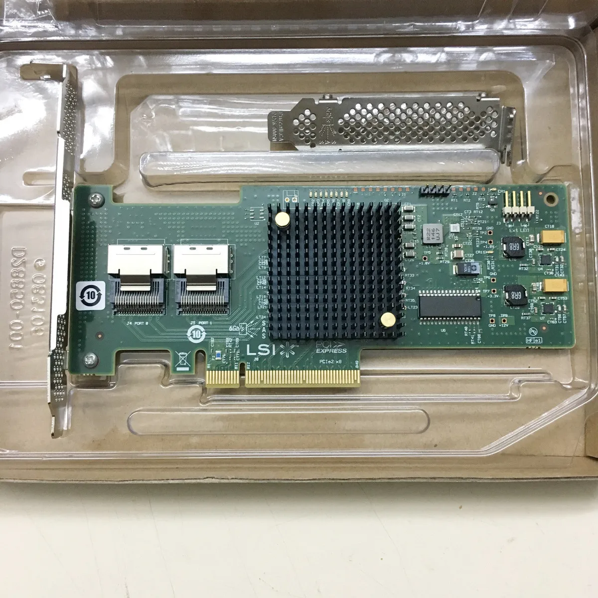 

LSI SAS 9210-8i 8-port 6Gb/s PCIe x8 HBA RAID SATA Controller card=M1015 9211-8I