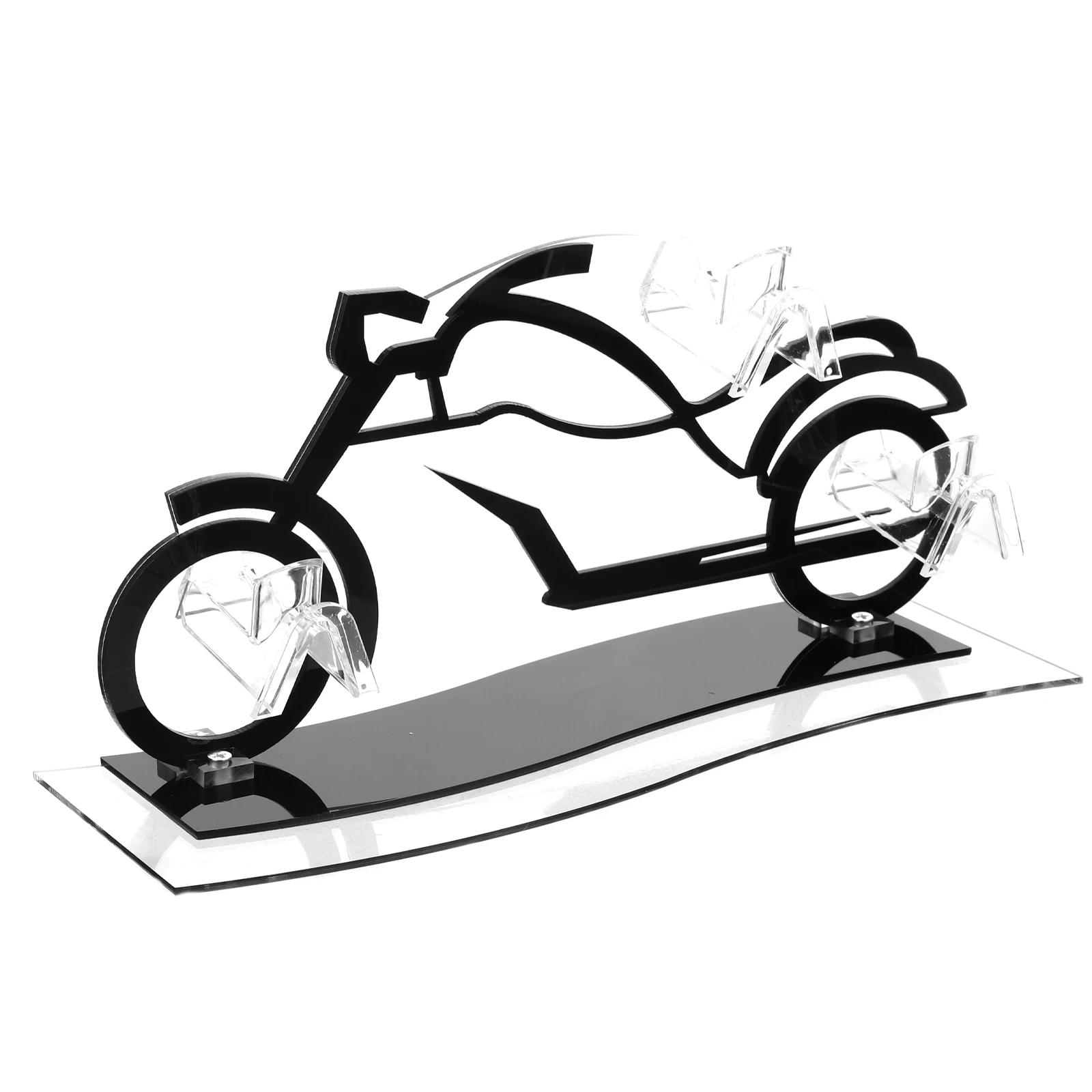 

Motorcycle Shaped Sunglasses Holder Acrylic Glasses Display Stand Desktop Eyeglasses Rack Sturdy Holder for Home Store Use